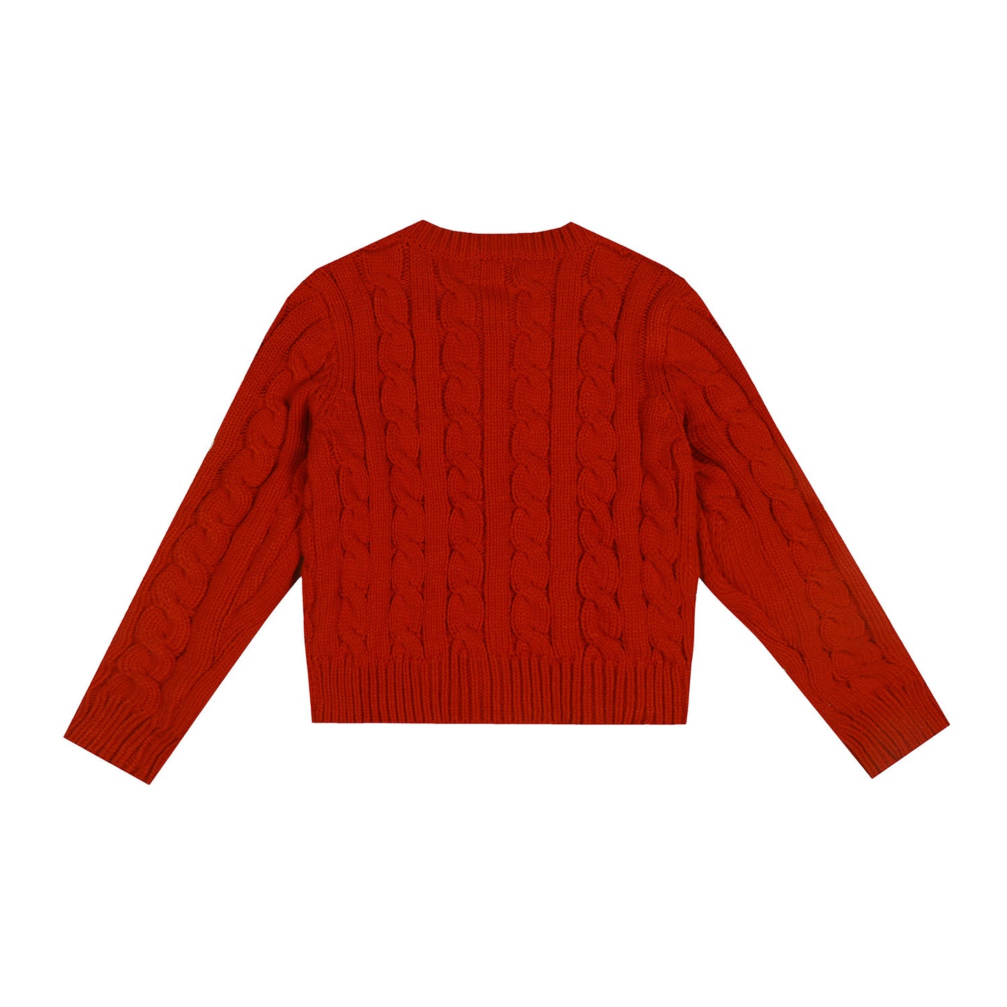 RALPH LAUREN CABLE-KNIT WOOL-CASHMERE CARDIGAN