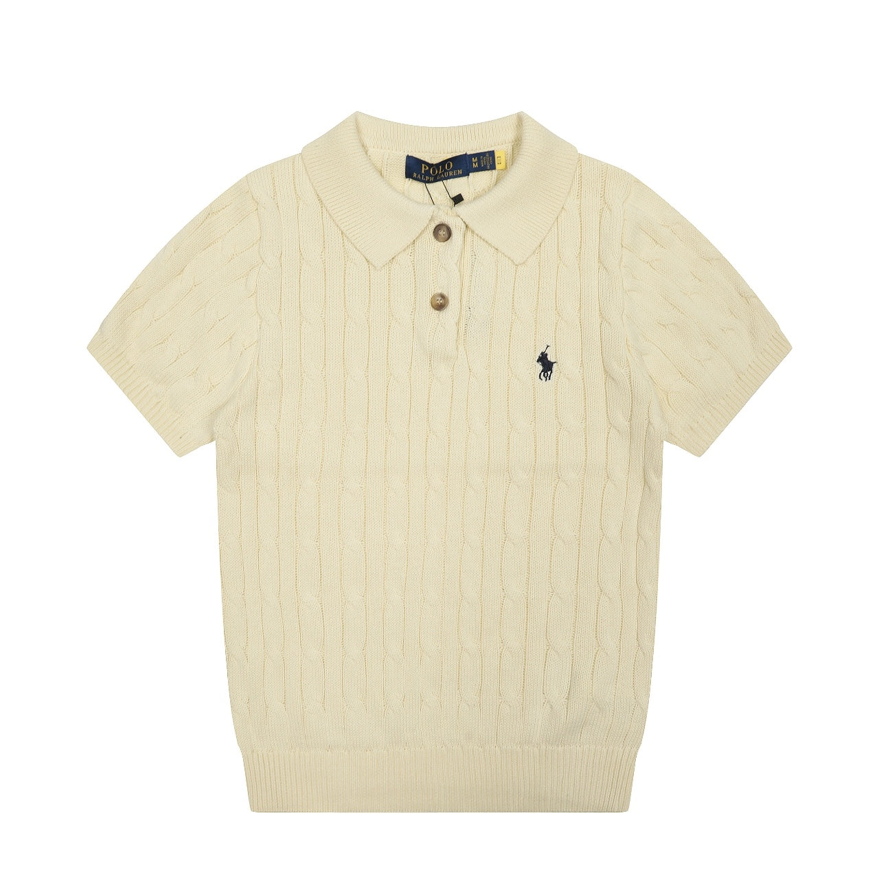 POLO RALPH LAUREN CABLE KNIT SHIRT