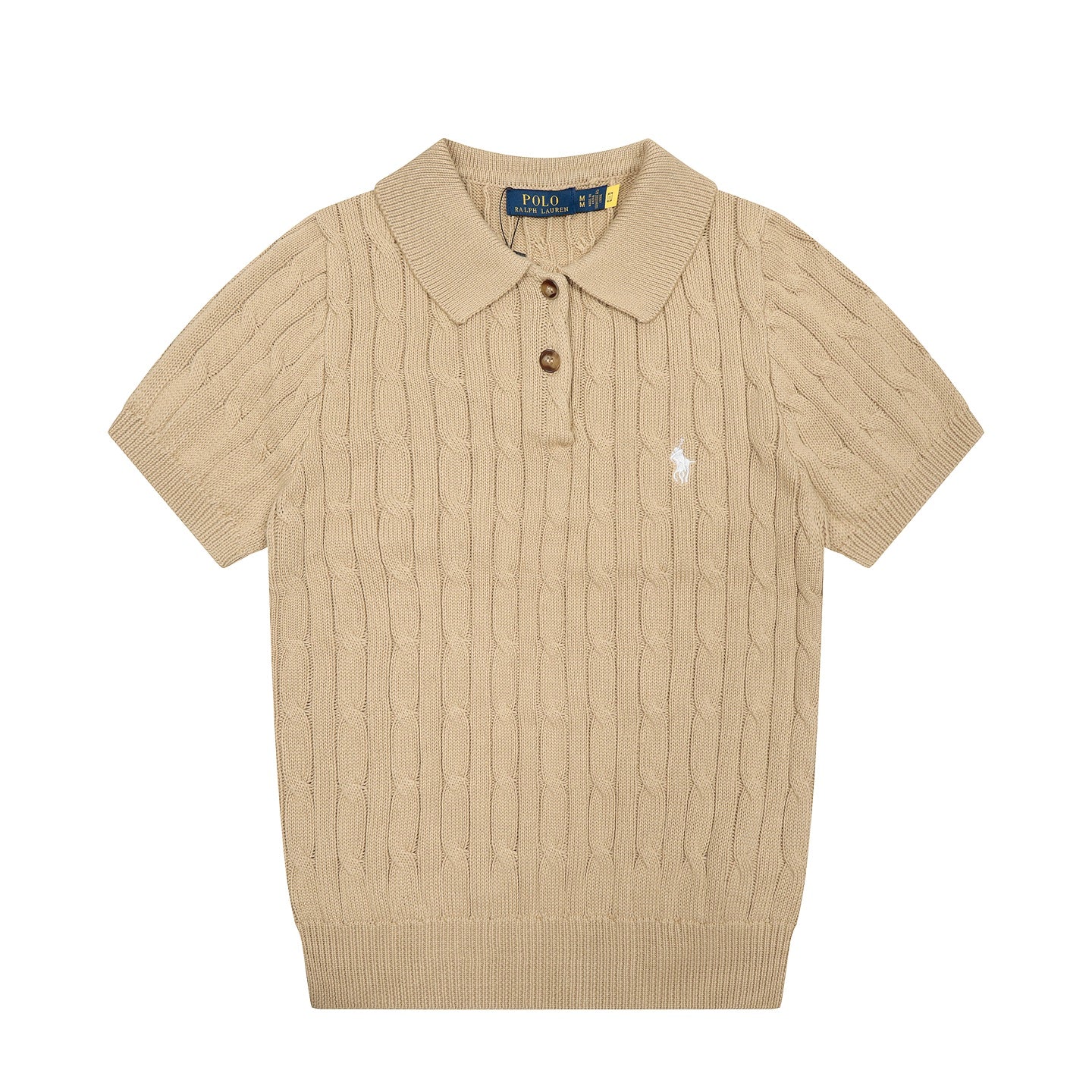 POLO RALPH LAUREN CABLE KNIT SHIRT