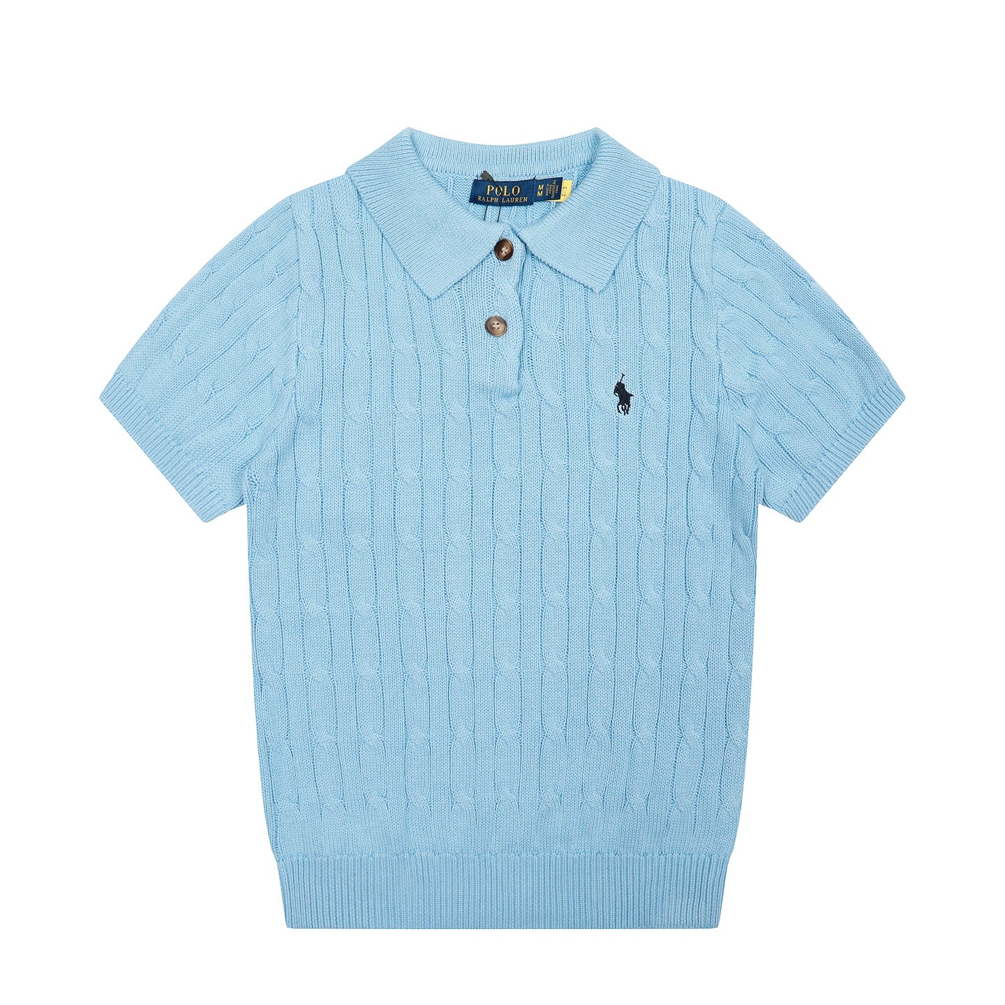 POLO RALPH LAUREN CABLE KNIT SHIRT