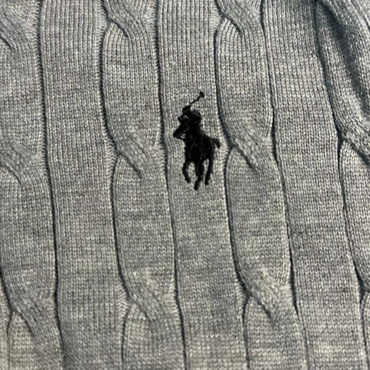 RALPH LAUREN CABLE-KNIT COTTON JUMPER DRESS