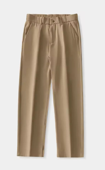 CASUAL STRAIGHT LOOSE SUIT TROUSERS