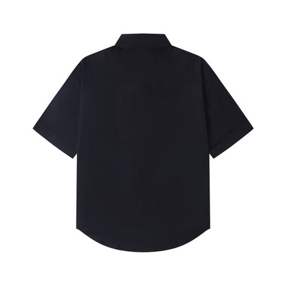 AMI SHORT SLEEVE COTTON SHIRT