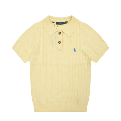 POLO RALPH LAUREN CABLE KNIT SHIRT