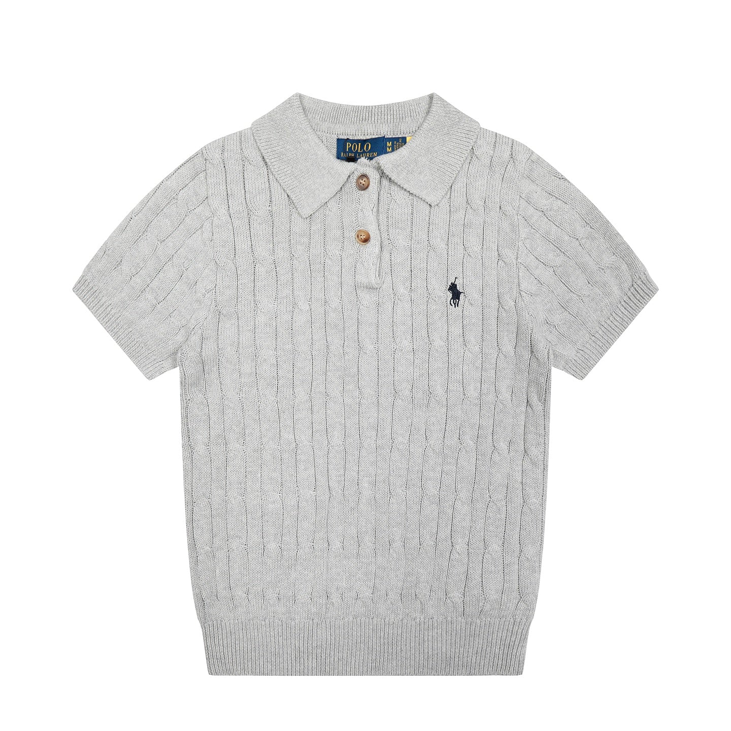 POLO RALPH LAUREN CABLE KNIT SHIRT