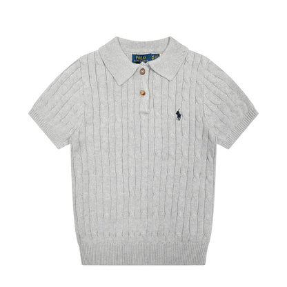 POLO RALPH LAUREN CABLE KNIT SHIRT