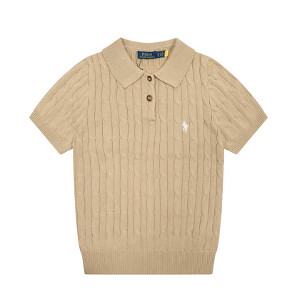 POLO RALPH LAUREN CABLE KNIT SHIRT