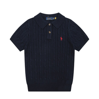 POLO RALPH LAUREN CABLE KNIT SHIRT