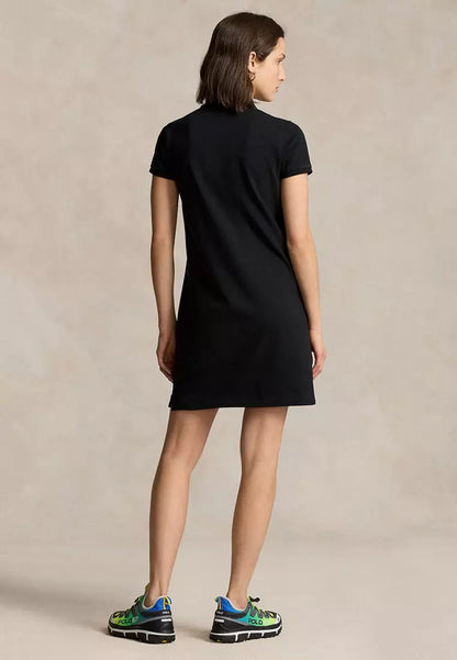 RALPH LAUREN COTTON MESH POLO DRESS