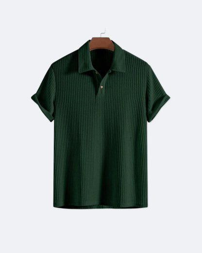 CASUAL SHORT SLEEVE KNIT POLO