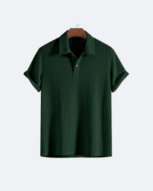 CASUAL SHORT SLEEVE KNIT POLO