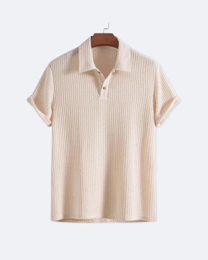 CASUAL SHORT SLEEVE KNIT POLO