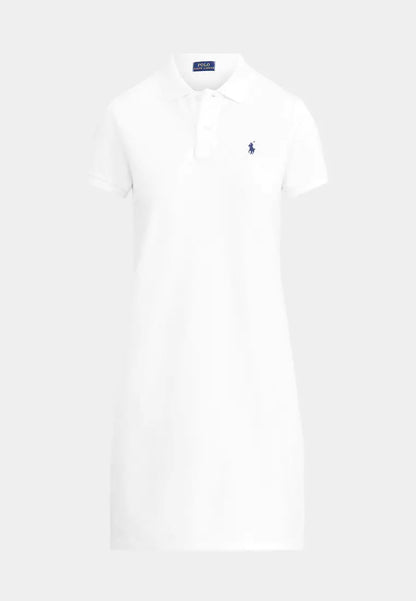 RALPH LAUREN COTTON MESH POLO DRESS