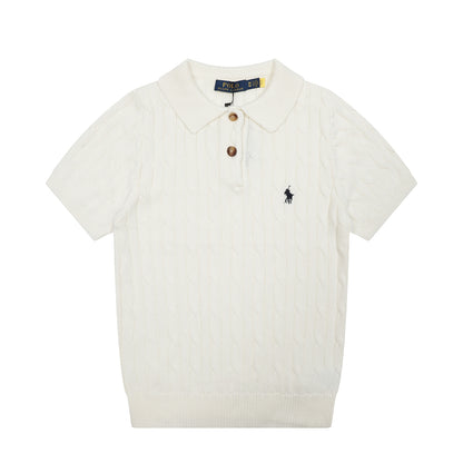 POLO RALPH LAUREN CABLE KNIT SHIRT