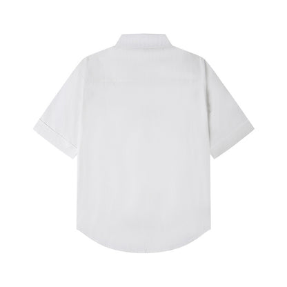 AMI SHORT SLEEVE COTTON SHIRT